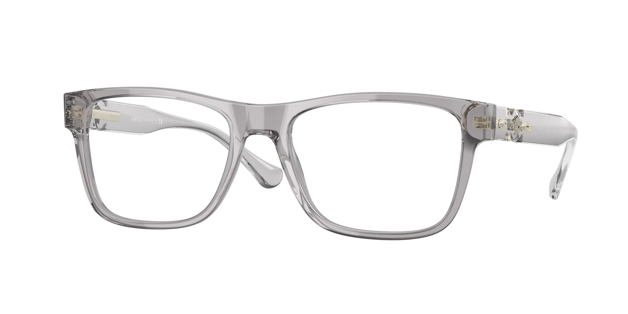 Versace VE3303 593 Montature da vista Acetato Grigio Squadrata Normale - immagine 1