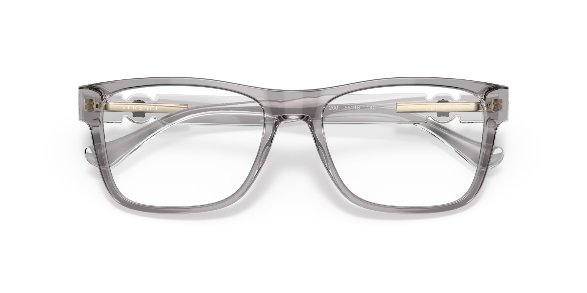 Versace VE3303 593 Montature da vista Acetato Grigio Squadrata Normale - immagine 2