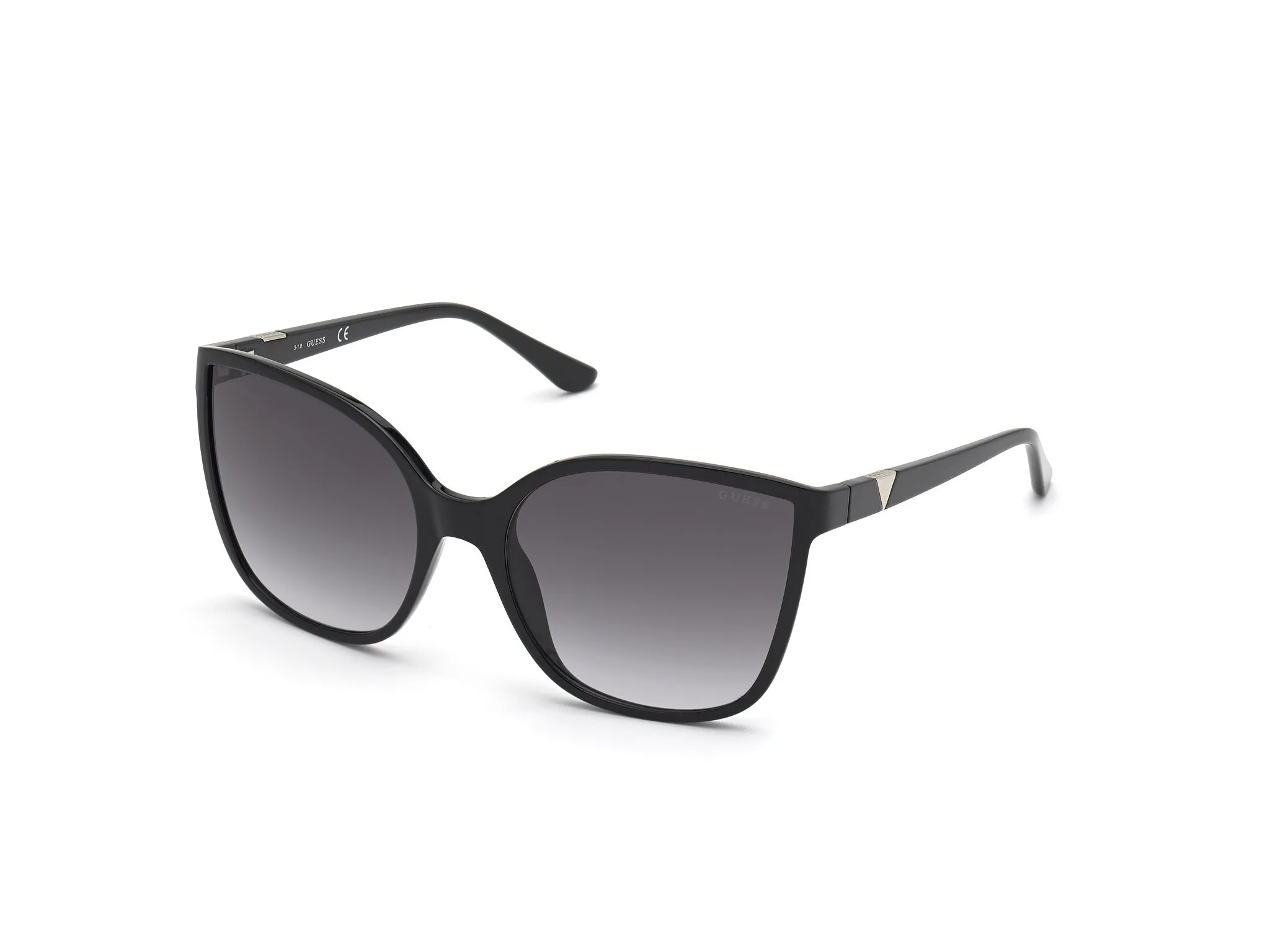 Guess GU7748 01B Occhiali da sole Iniettato Nero Grigio Squadrata Normale Sfumato - immagine 1