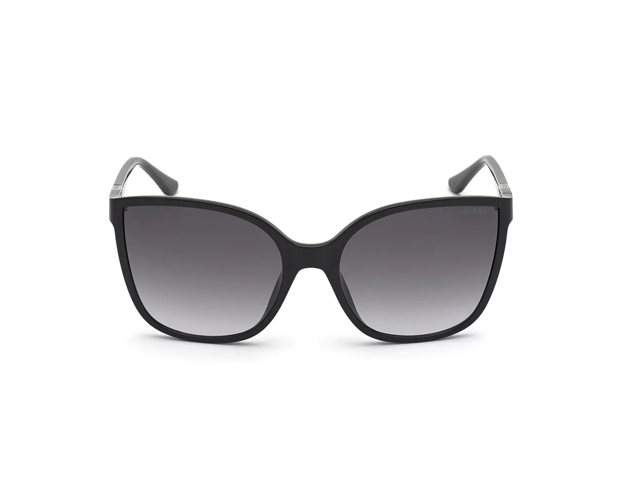 Guess GU7748 01B Occhiali da sole Iniettato Nero Grigio Squadrata Normale Sfumato - immagine 2