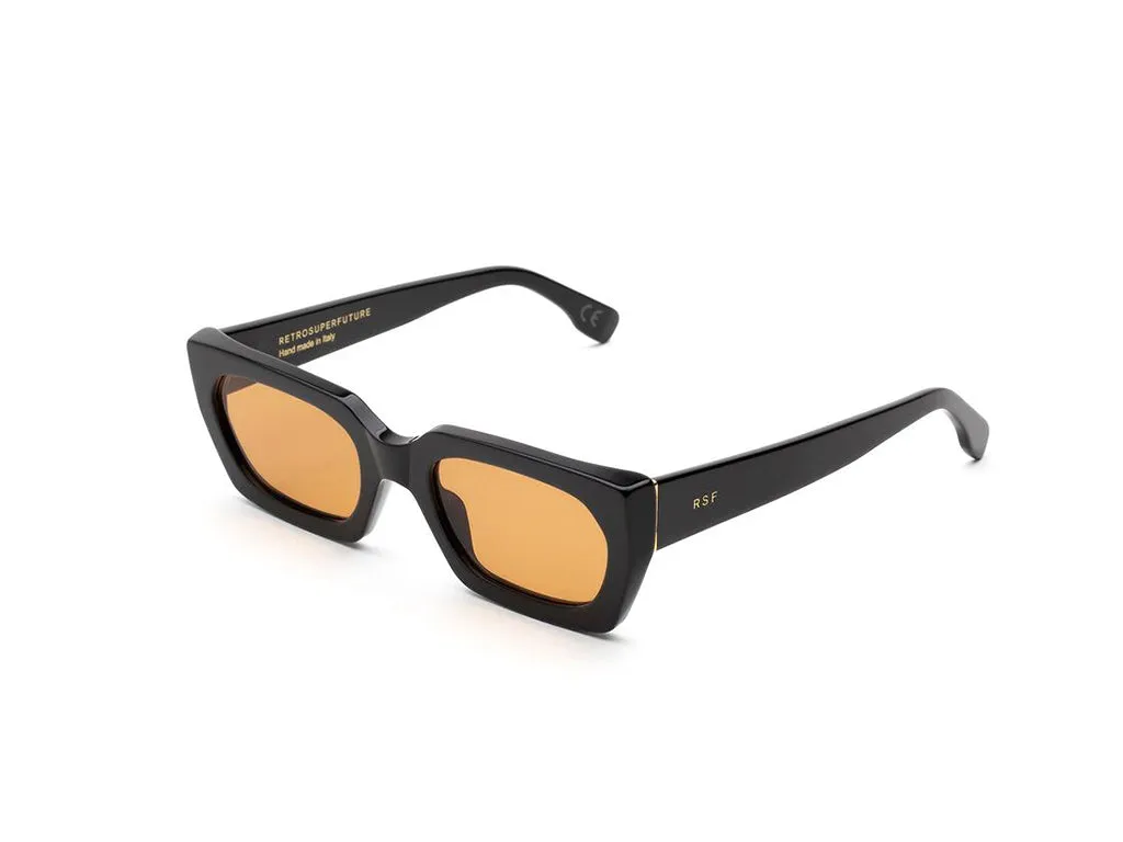 Retrosuperfuture BTR TEDDY REFINED Occhiali da sole Acetato Nero Marrone Squadrata - immagine 1