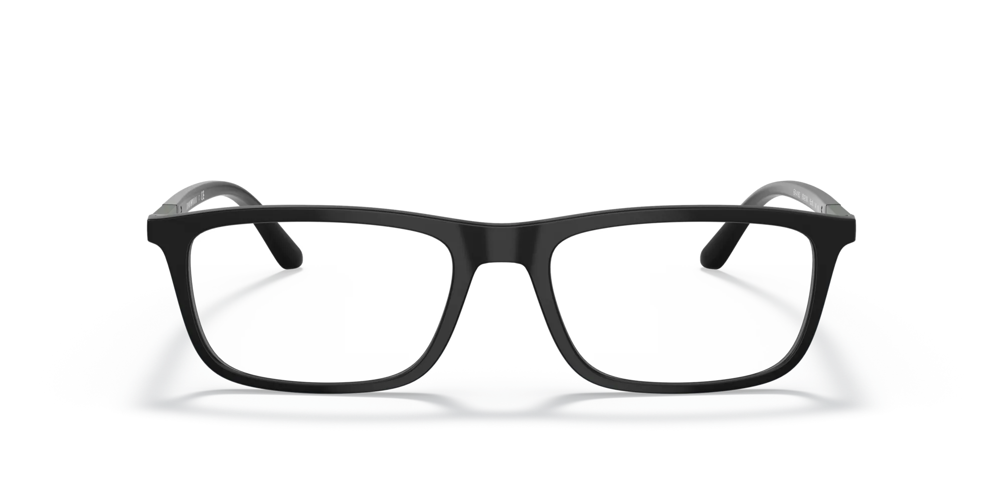 Emporio Armani EA4160 50421W Occhiali da sole Iniettato Nero Trasparente Squadrata Normale Clip-on - immagine 3