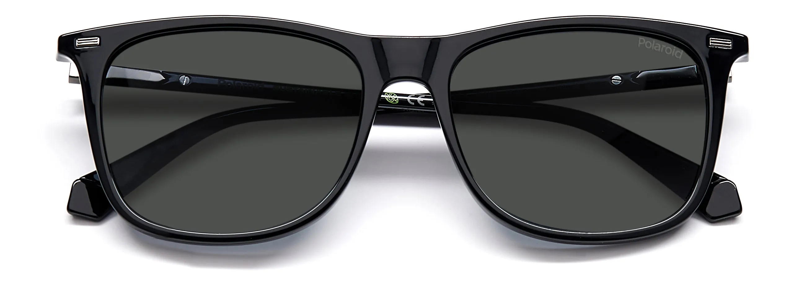 Polaroid PLD 2109/S 807/M9 Occhiali da sole Eco-poliammide Nero Grigio Squadrata - immagine 3