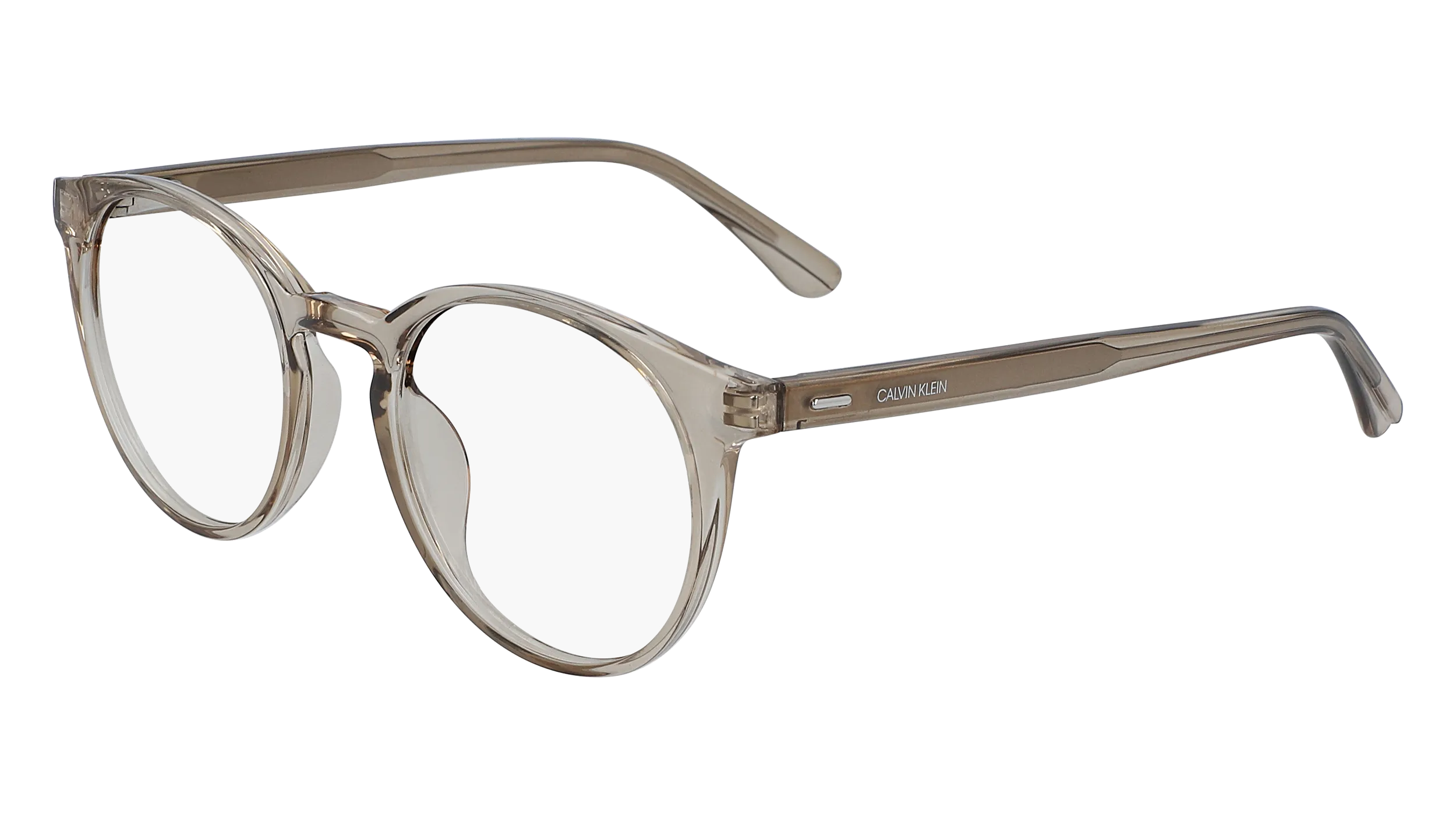 Calvin Klein CK20527 270 Montature da vista Iniettato Beige Rotonda Normale Normale - immagine 1