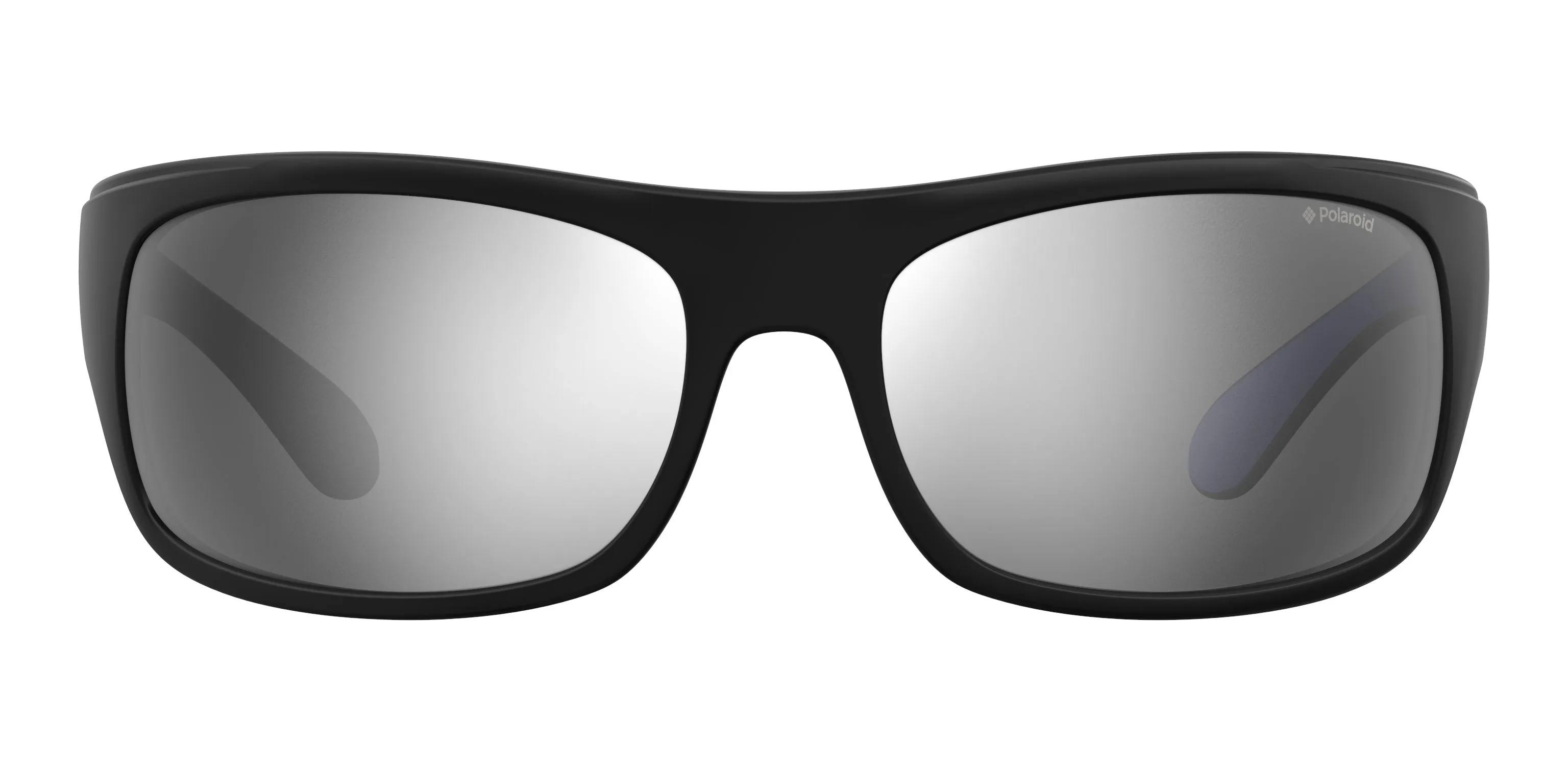 Polaroid 07886 003/EX Occhiali da sole Plastica Nero Grigio Squadrata Specchiato - immagine 2