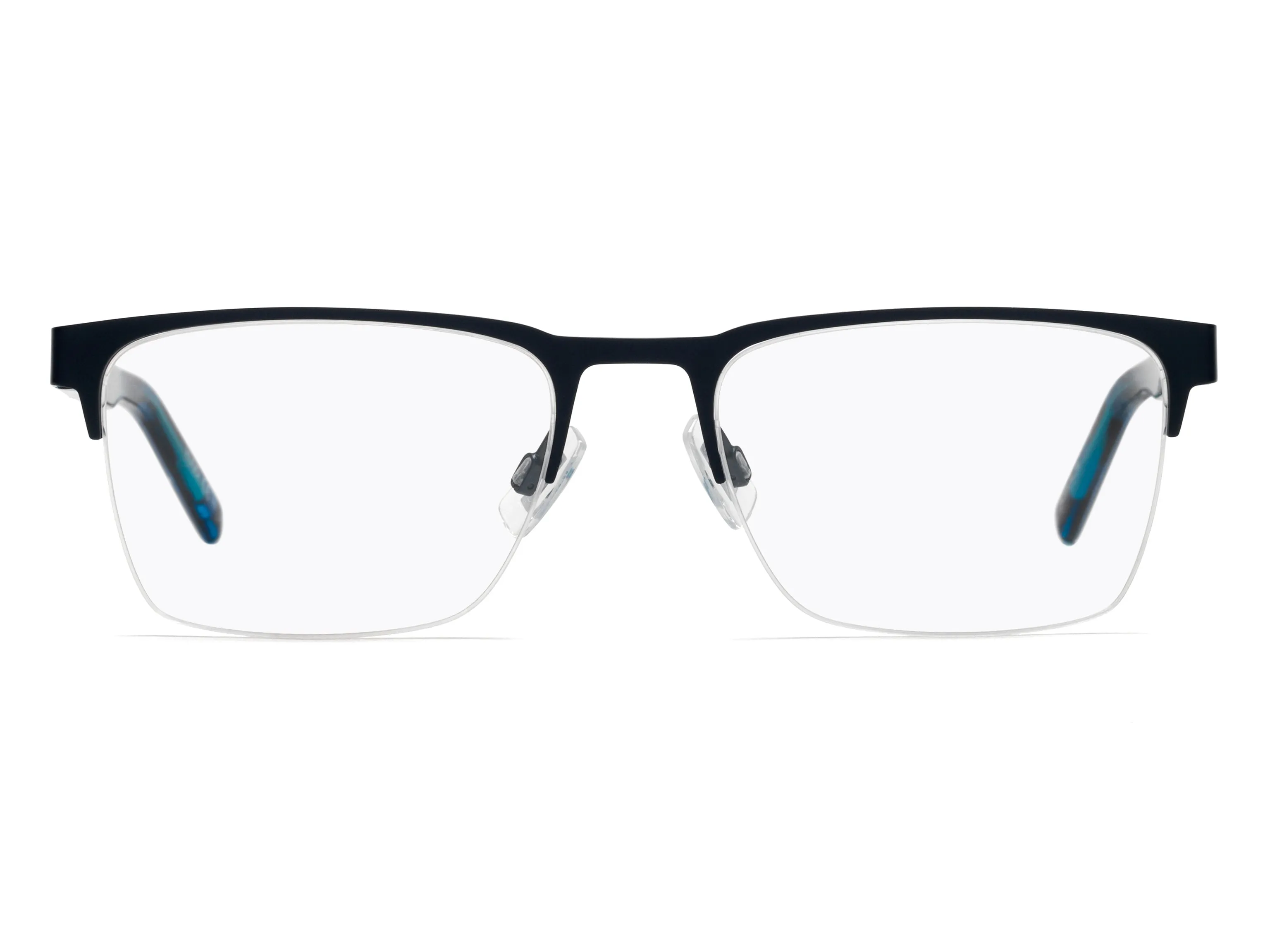Hugo Boss HG 1076 FLL Montature da vista Metallo Blu opaco Squadrata - immagine 2