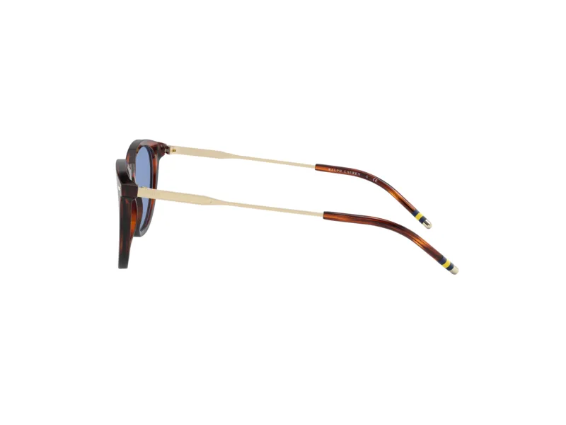 Polo Ralph Lauren PH4164 500772 Occhiali da sole Plastica Havana Blu Squadrata Normale - immagine 4