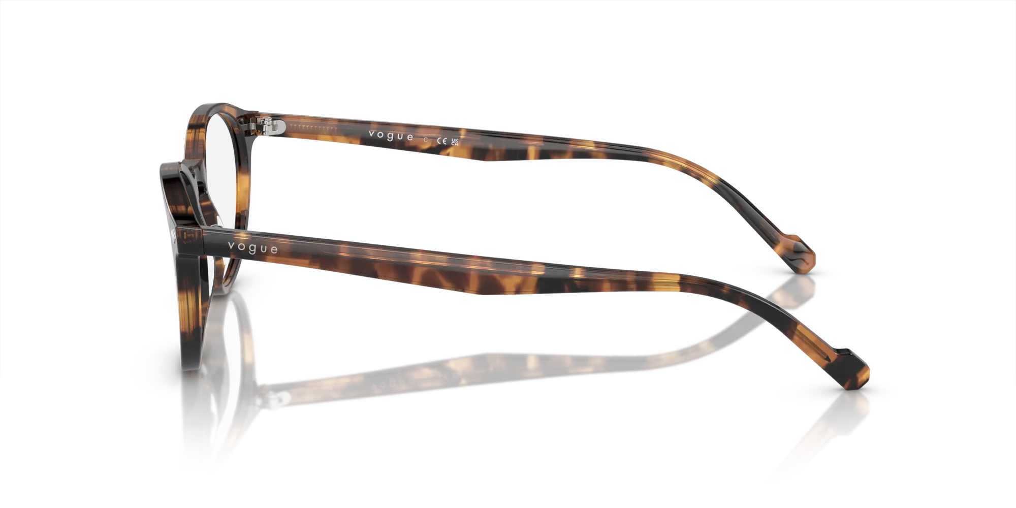 VOGUE EYEWEAR VO5326 2819 Montature da vista Acetato Tartaruga Rotonda Normale - immagine 4