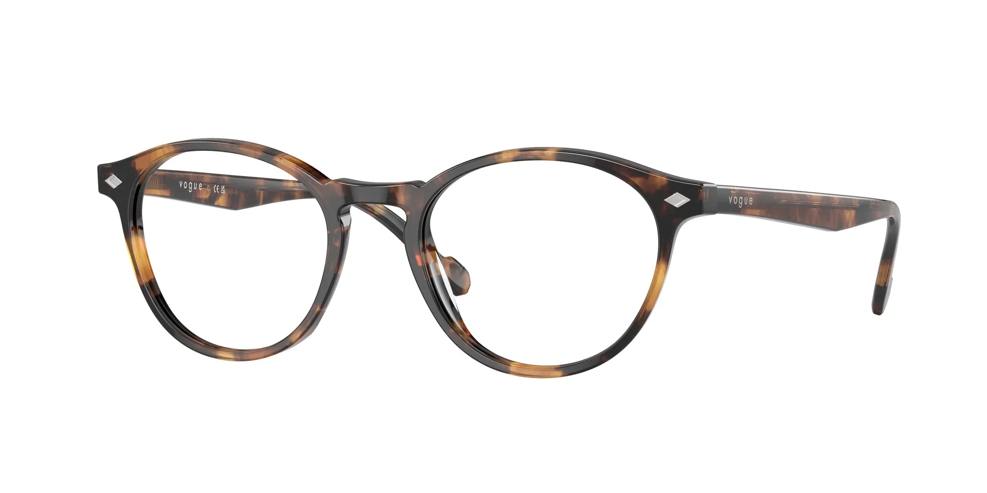 VOGUE EYEWEAR VO5326 2819 Montature da vista Acetato Tartaruga Rotonda Normale - immagine 1