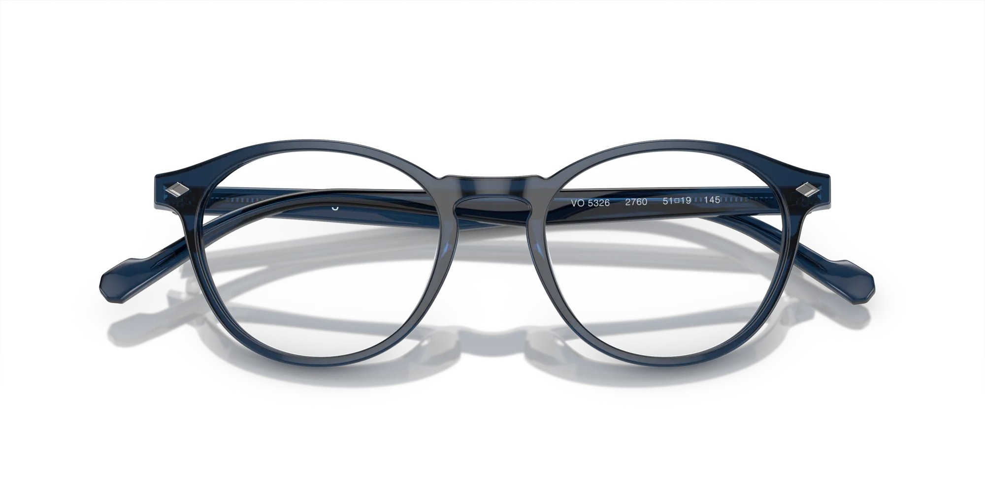 VOGUE EYEWEAR VO5326 2760 Montature da vista Acetato Blu Rotonda - immagine 2