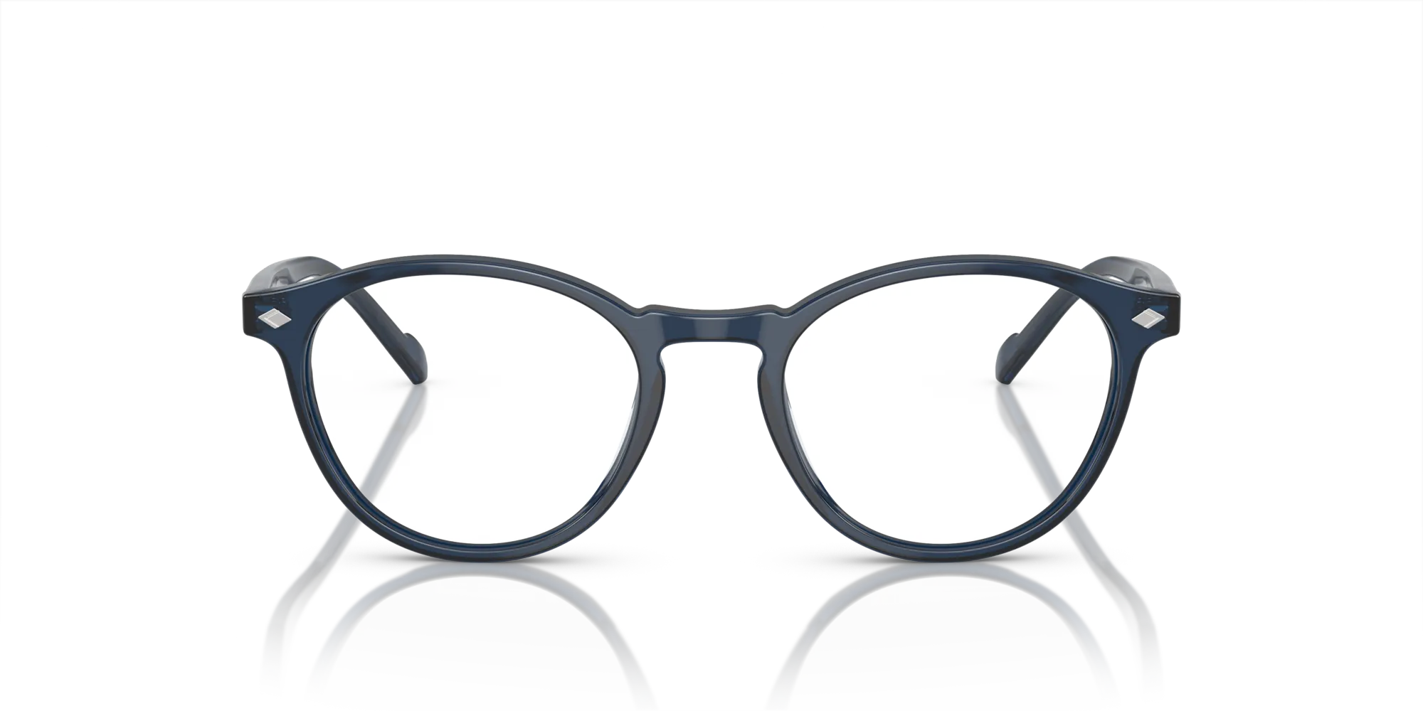 VOGUE EYEWEAR VO5326 2760 Montature da vista Acetato Blu Rotonda - immagine 3