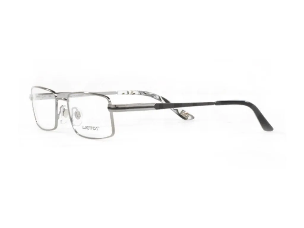 Luxottica Uomo LU1360 F203 Montature da vista Metallo Canna di fucile Squadrata - immagine 3