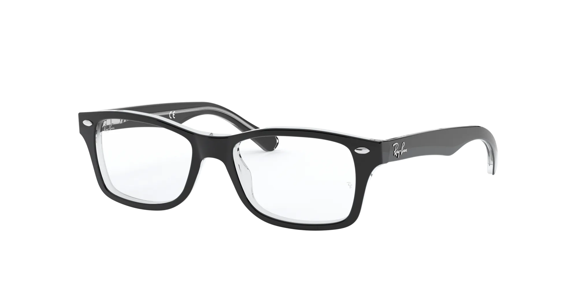 Ray - Ban RY1531 3529 Montature da vista Plastica Nero Squadrata - immagine 1