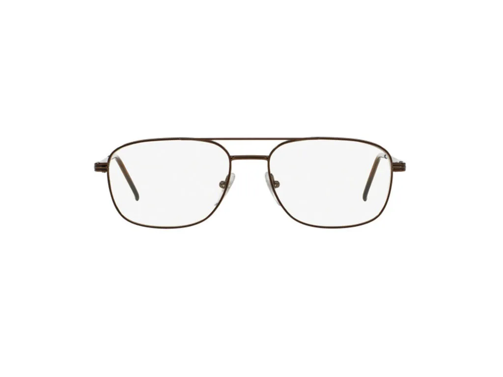 Sferoflex Uomo SF2152 352 Montature da vista Metallo Marrone Squadrata - immagine 2