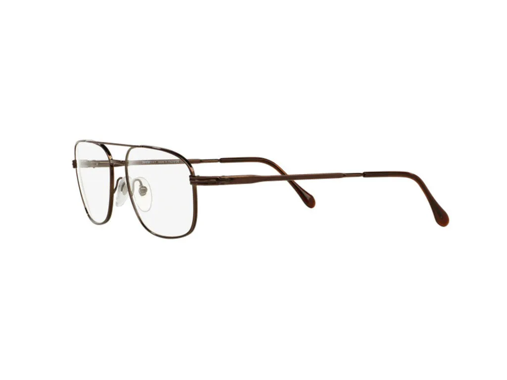 Sferoflex Uomo SF2152 352 Montature da vista Metallo Marrone Squadrata - immagine 3