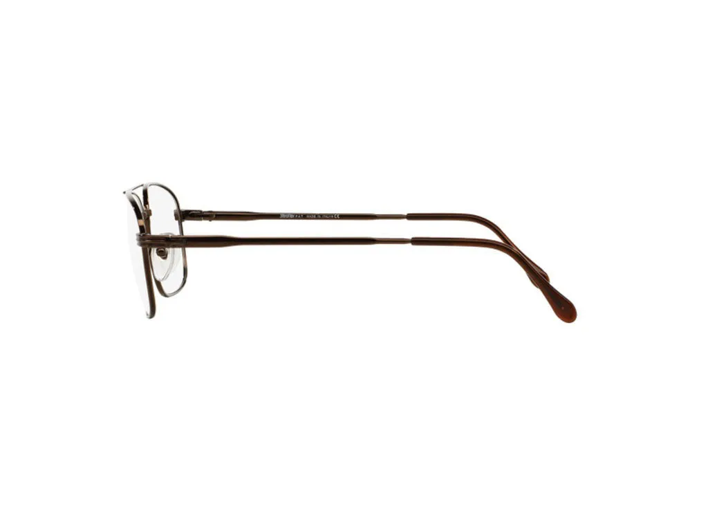 Sferoflex Uomo SF2152 352 Montature da vista Metallo Marrone Squadrata - immagine 4