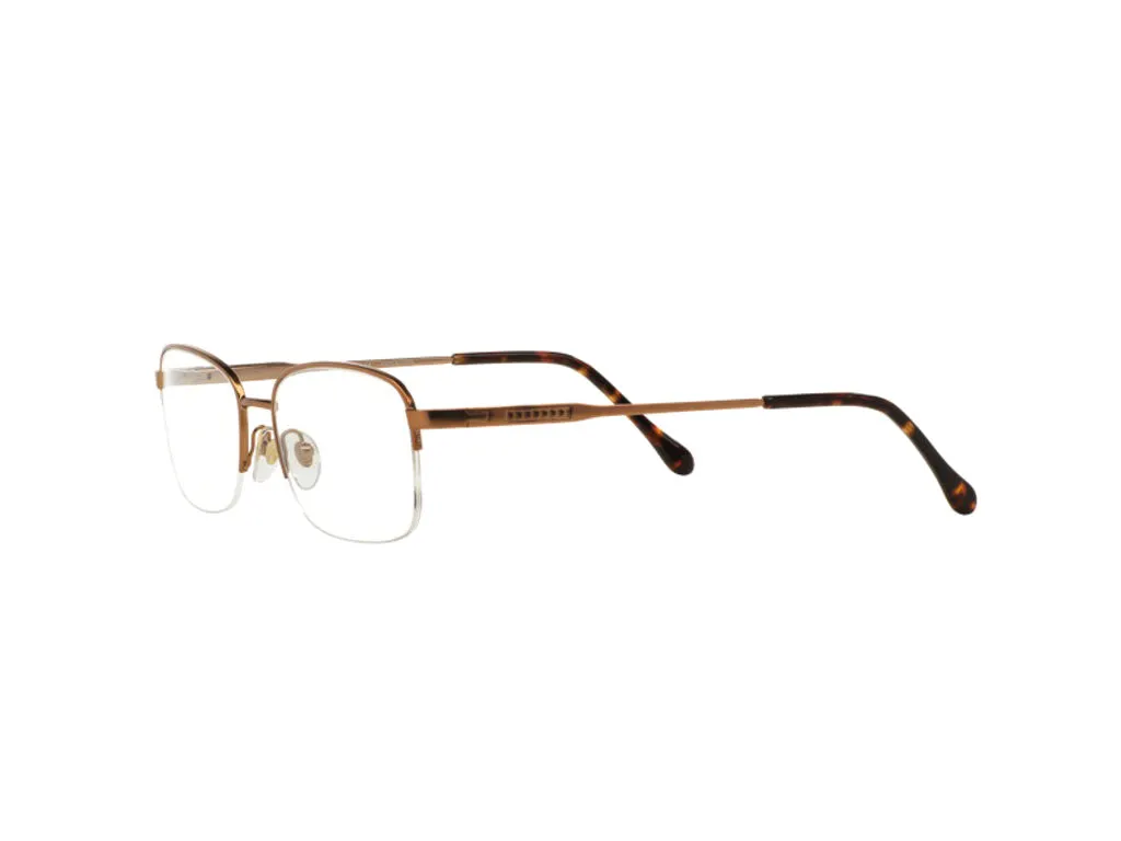 Sferoflex Uomo SF2260 476 Montature da vista Metallo Oro Rotonda - immagine 3