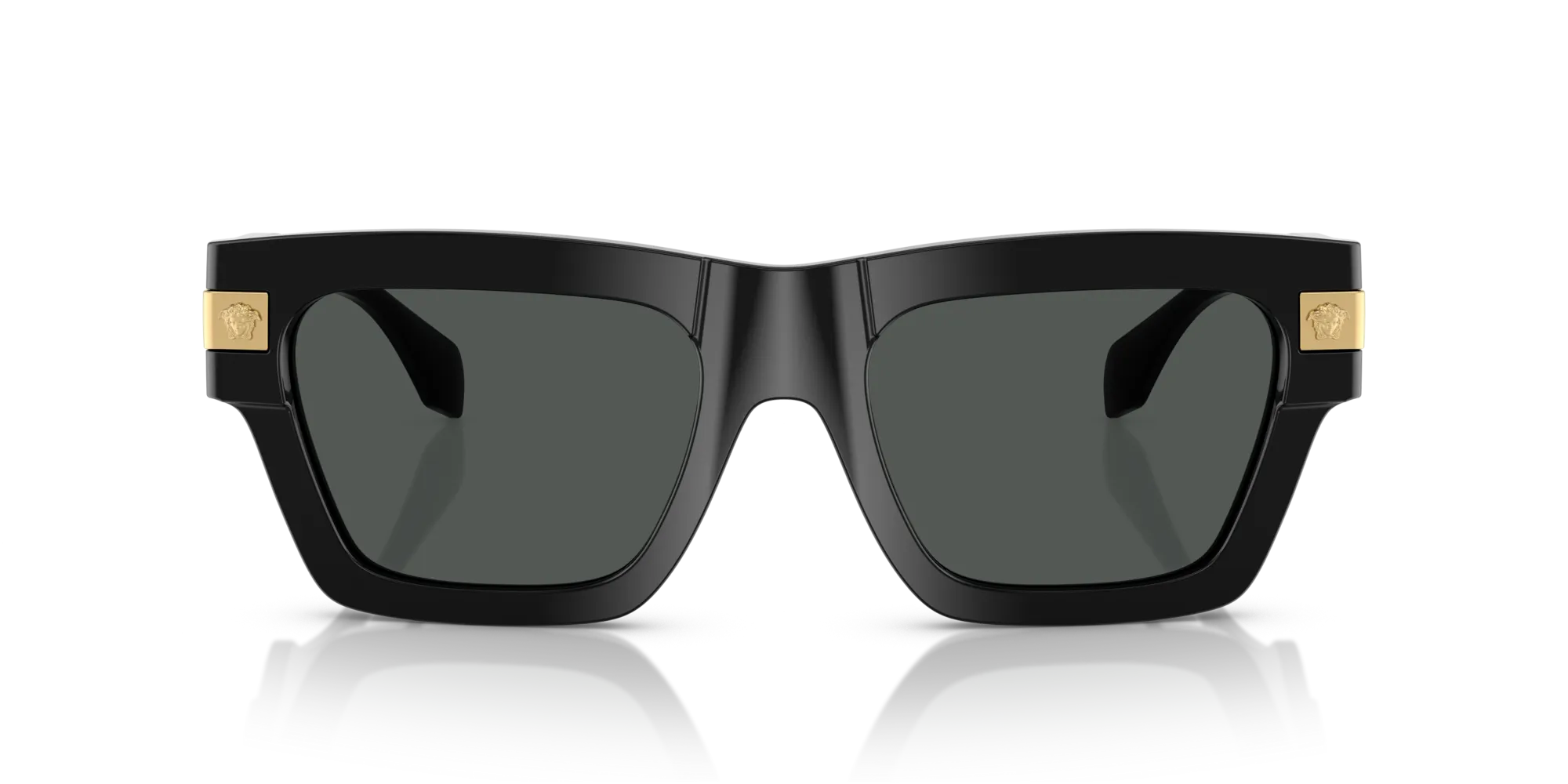 Versace VE4464 GB1/87 Occhiali da sole Acetato Nero Grigio Squadrata Normale - immagine 3