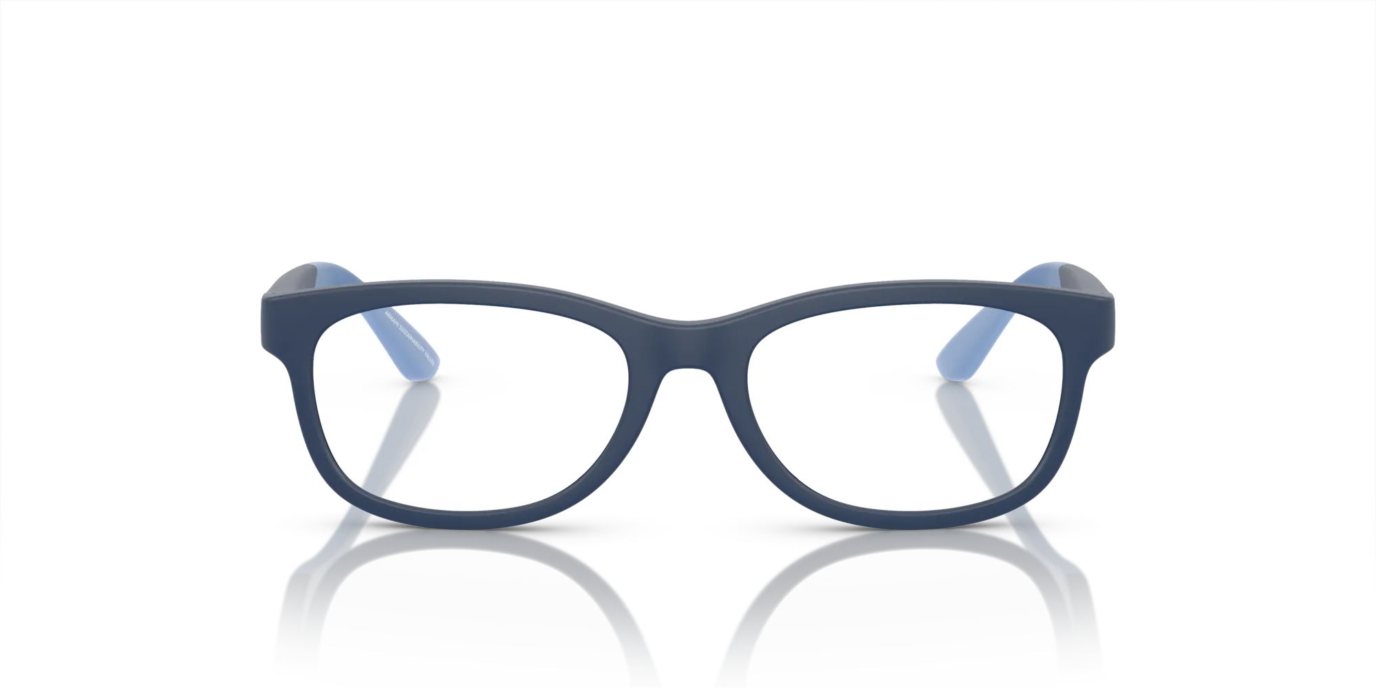 Emporio Armani EK3001 5759 Montature da vista Iniettato Blu Trasparente Pillow Normale - immagine 3