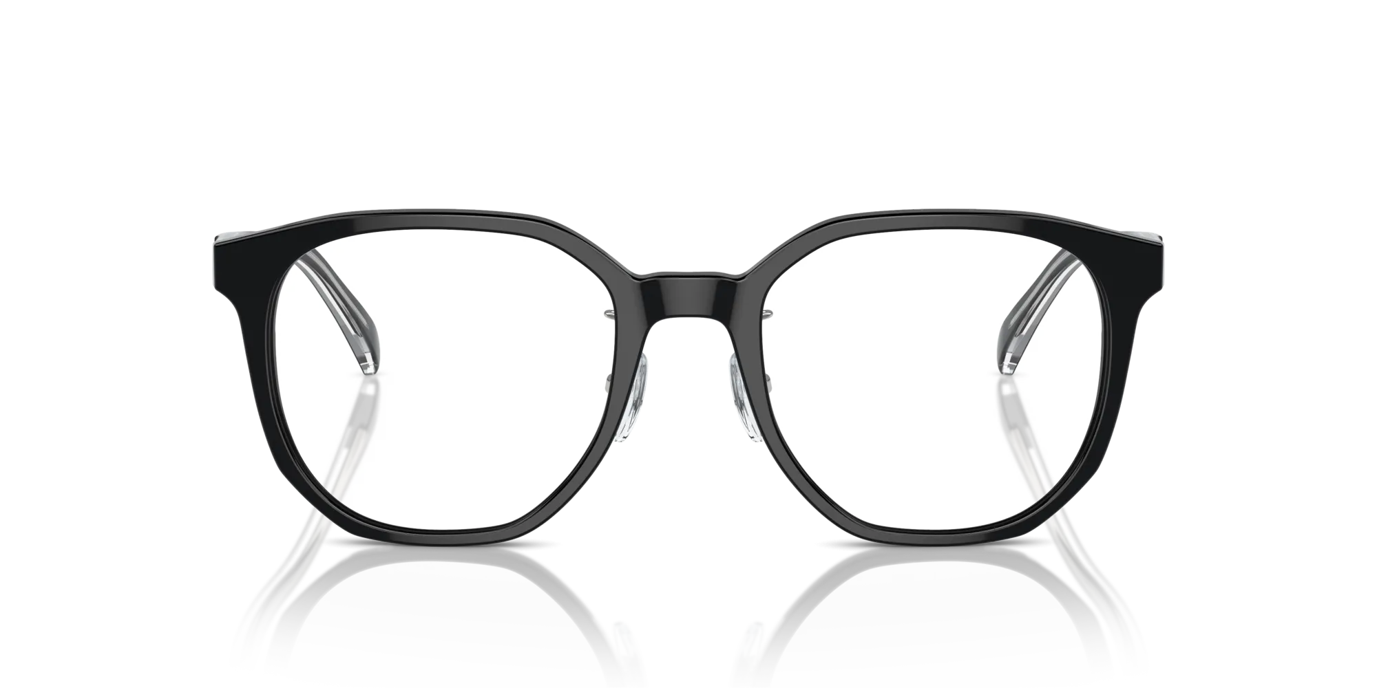 Emporio Armani EA3241D 5017 Montature da vista Acetato Nero Trasparente Pantos Normale - immagine 3