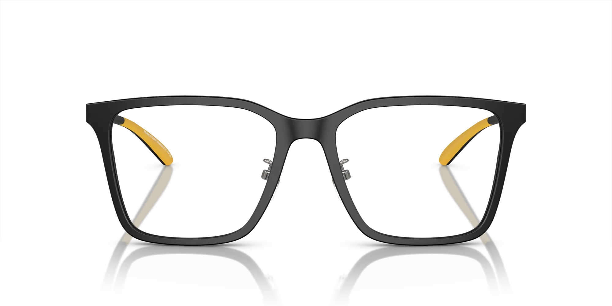 Emporio Armani EA3232D 5001 Montature da vista Acetato Nero Trasparente Squadrata Normale - immagine 3