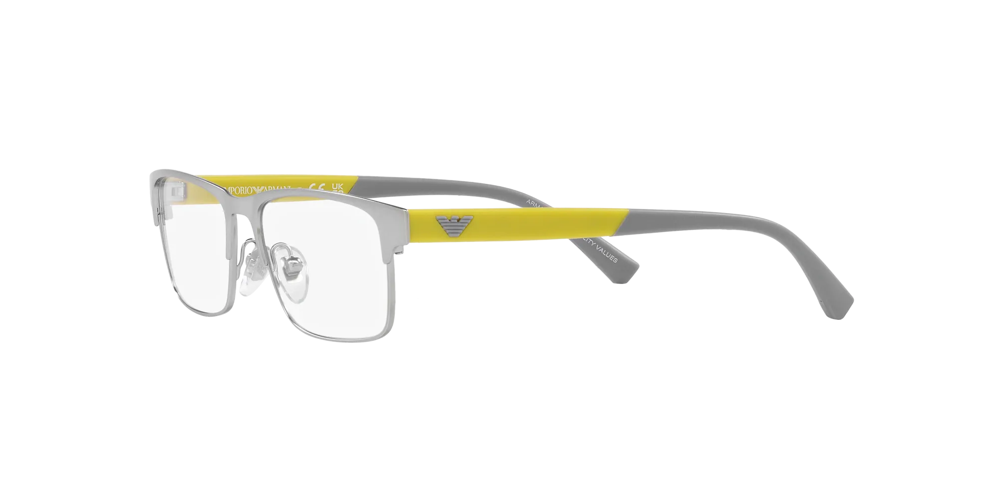 Emporio Armani EK1001 3045 Montature da vista Metallo Argento Squadrata Normale - immagine 4