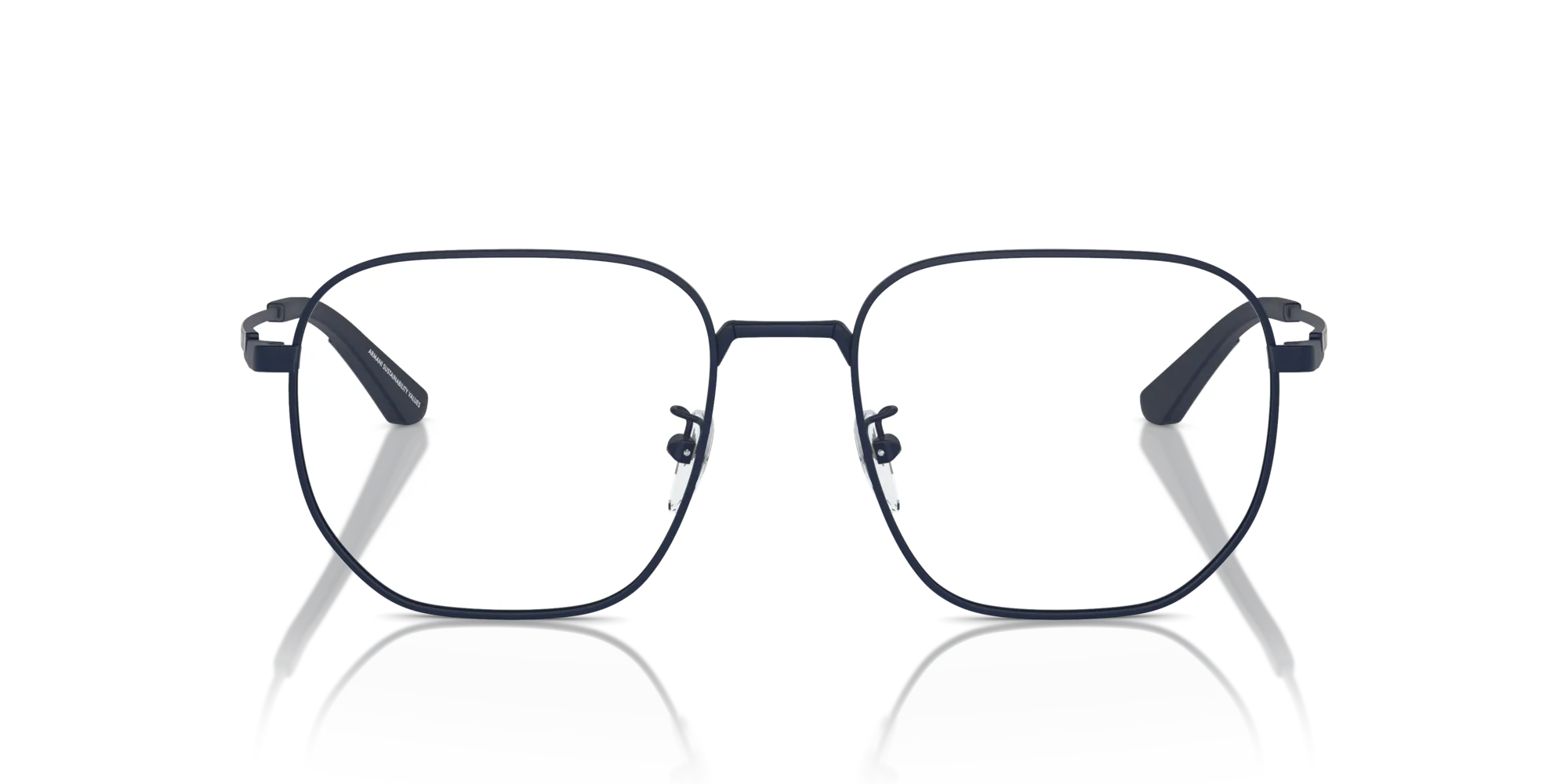 Emporio Armani EA1159D 3018 Montature da vista Metallo Blu Pilot Normale - immagine 3