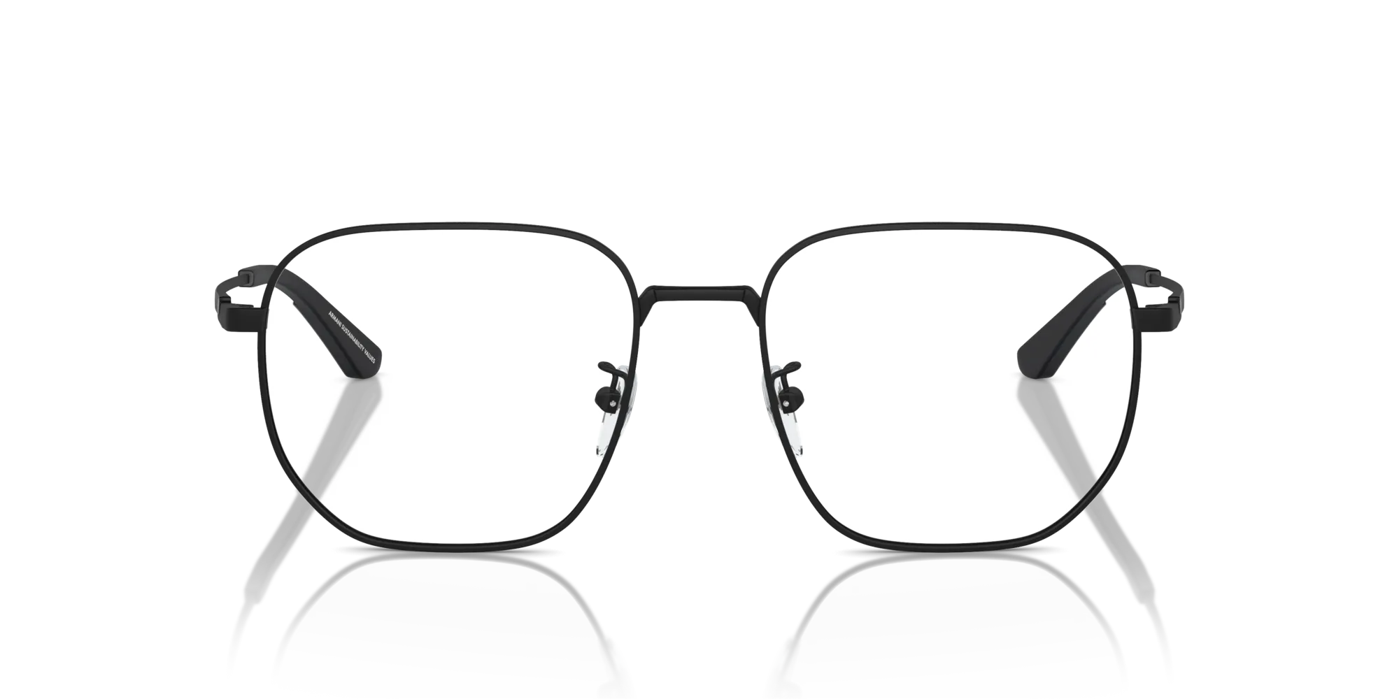 Emporio Armani EA1159D 3001 Montature da vista Metallo Nero Pilot Normale - immagine 3