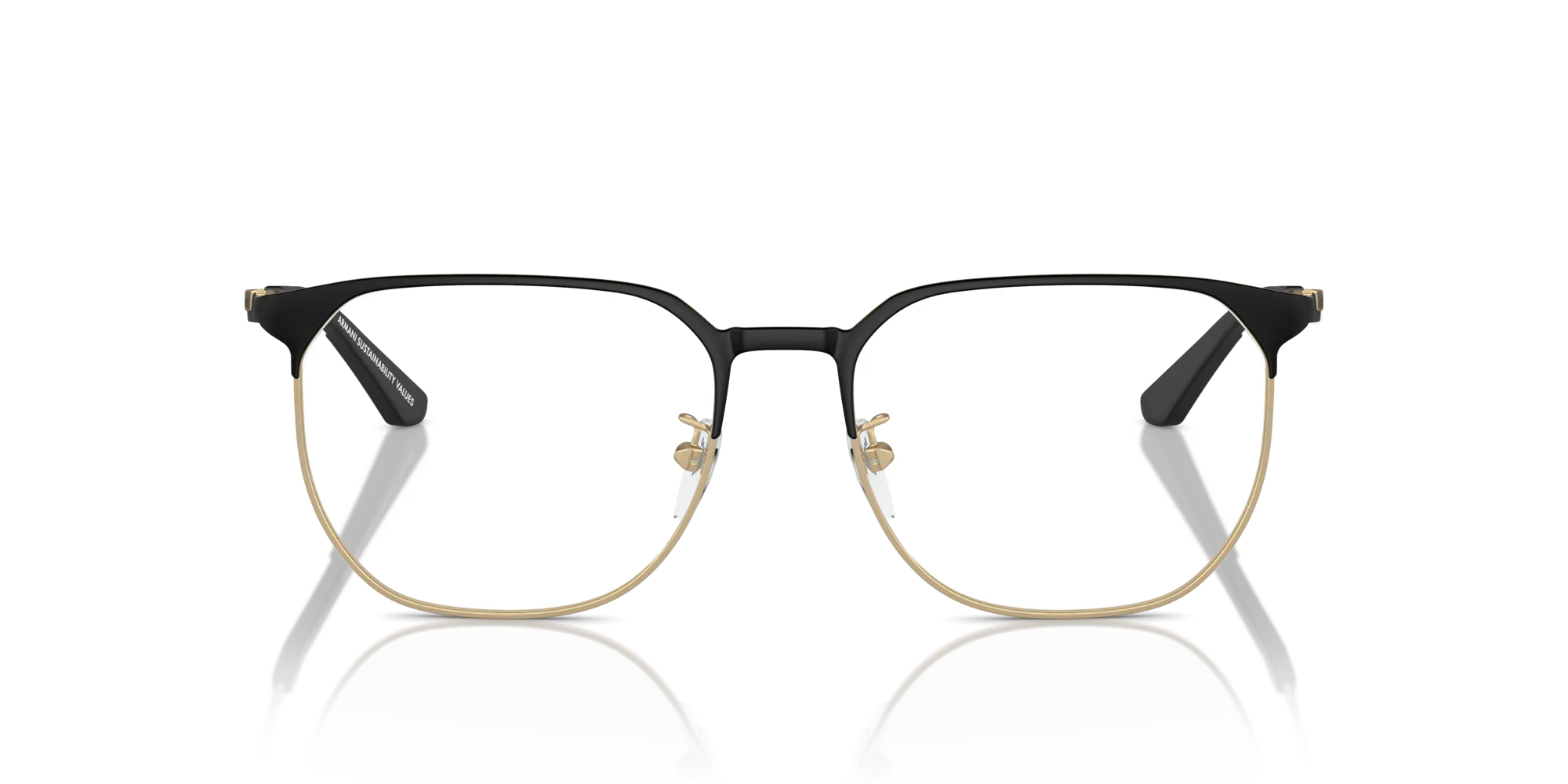 Emporio Armani EA1158D 3002 Montature da vista Metallo Oro Pantos Normale - immagine 3