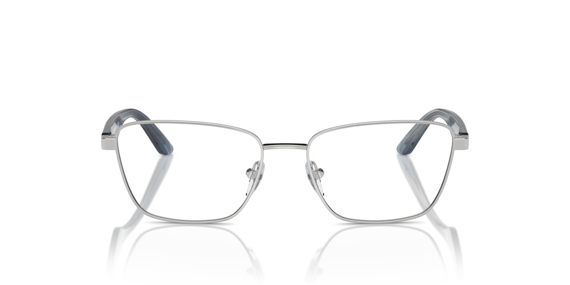 Emporio Armani EA1156 3015 Montature da vista Metallo Argento Geometrica Normale - immagine 3