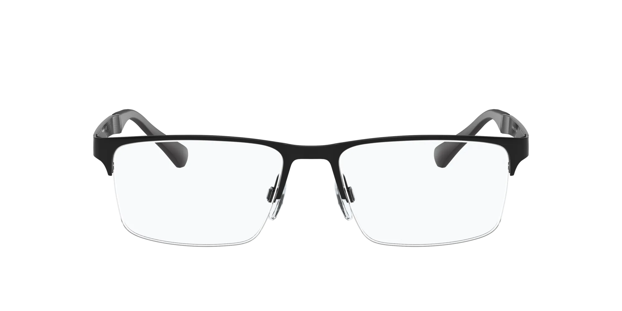 Emporio Armani EA1110D 3175 Montature da vista Metallo Nero Squadrata Normale - immagine 2