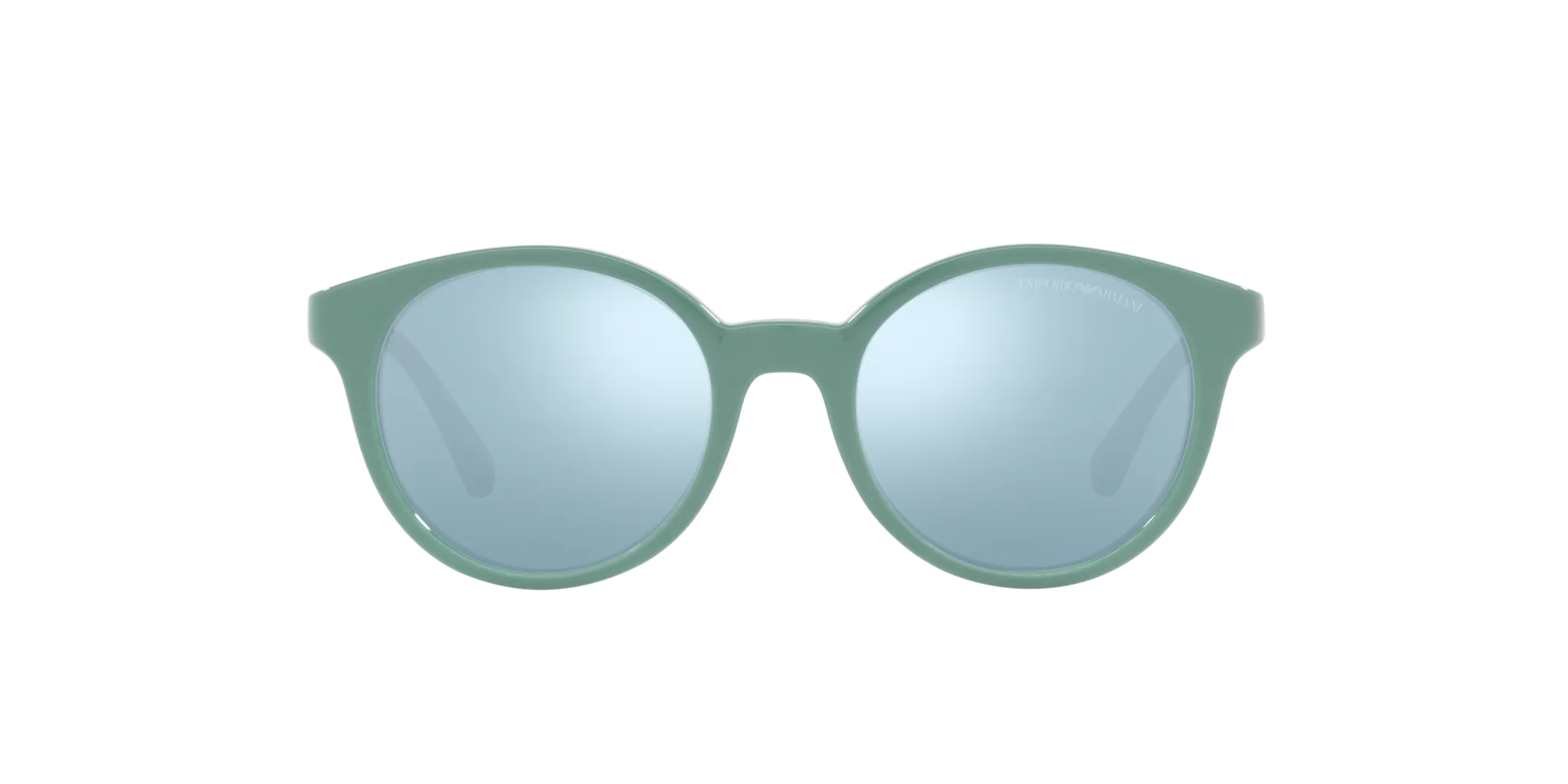 Emporio Armani EK4185 53331N Occhiali da sole Iniettato Blu Azzurro Pantos Specchiate Specchiato - immagine 2