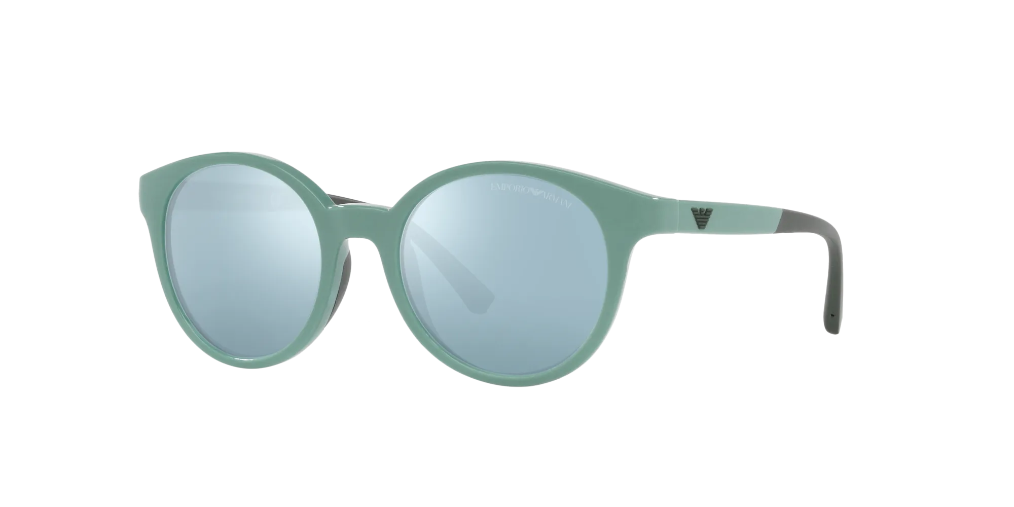 Emporio Armani EK4185 53331N Occhiali da sole Iniettato Blu Azzurro Pantos Specchiate Specchiato - immagine 3