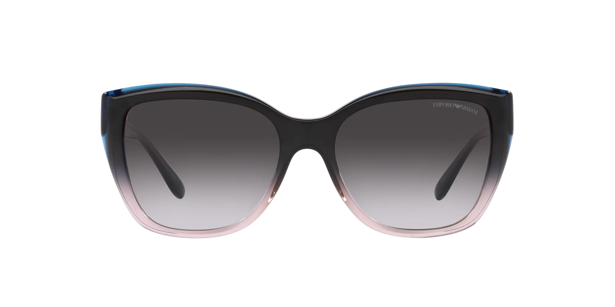 Emporio Armani EA4198 59918G Occhiali da sole Acetato Blu Grigio Cat Eye Normale Sfumato - immagine 2