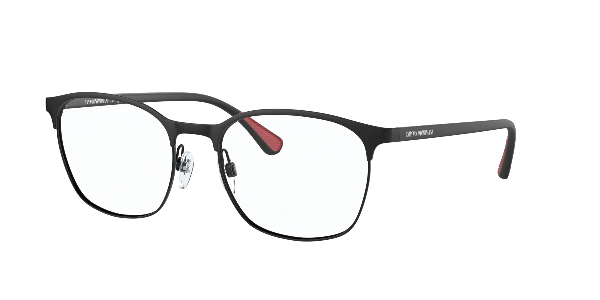 Emporio Armani EA1114 3001 Montature da vista Metallo Nero Rotonda Normale - immagine 1