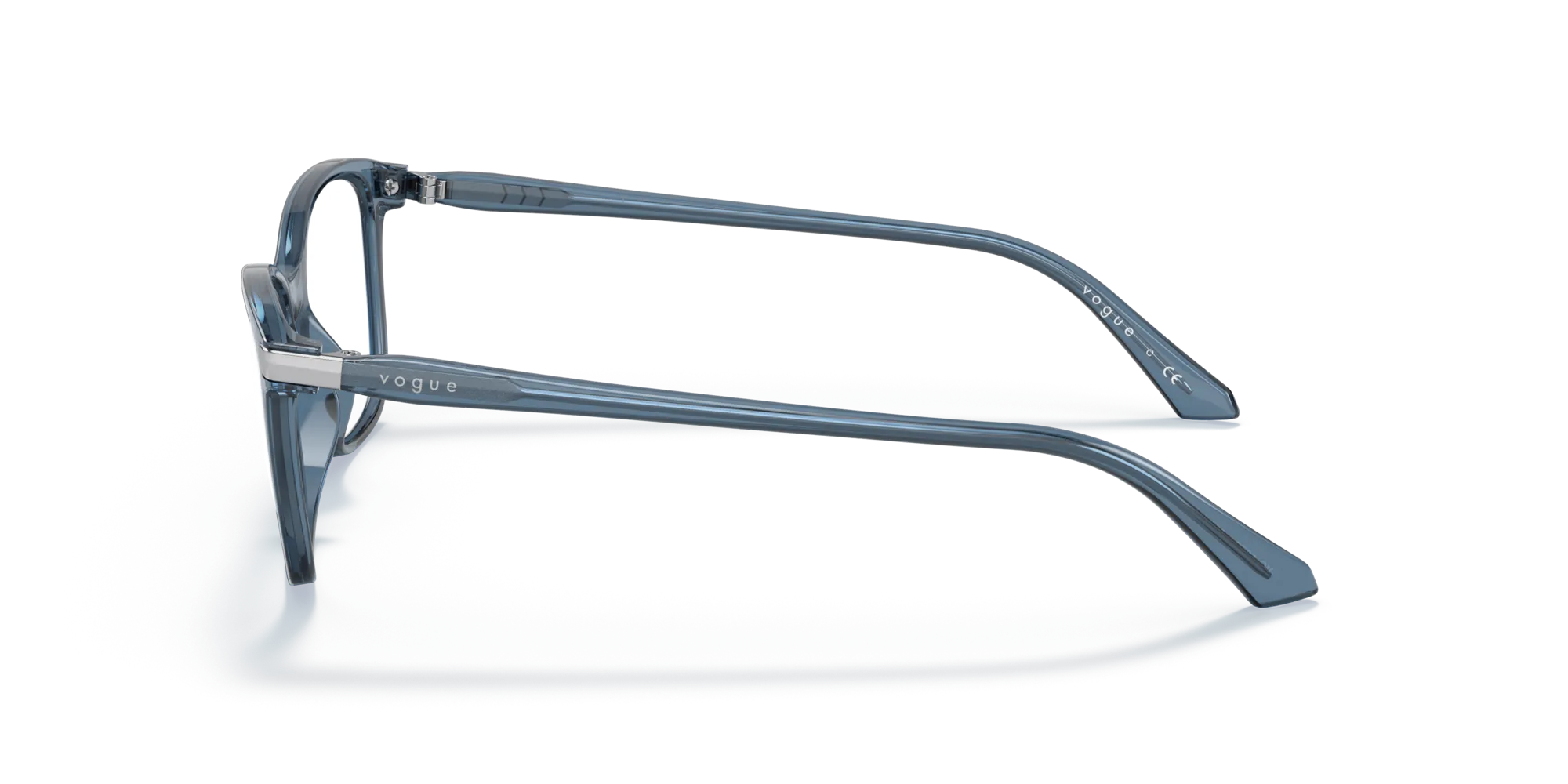 VOGUE EYEWEAR VO5378 2986 Montature da vista Iniettato Blu Trasparente Pillow Normale - immagine 4