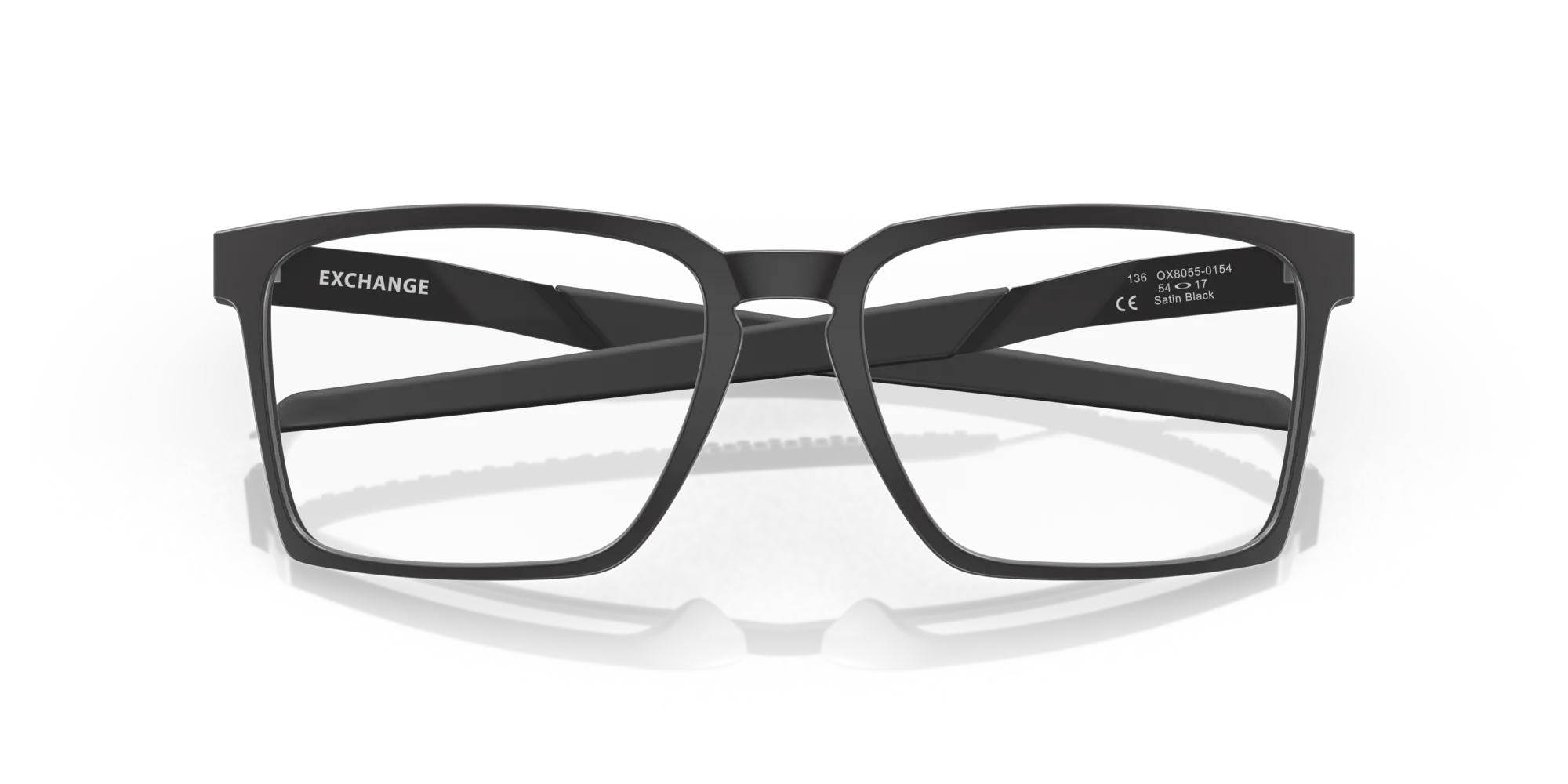 Oakley OX8055 EXCHANGE 805501 Montature da vista O_Matter Nero Trasparente Squadrata Normale - immagine 2