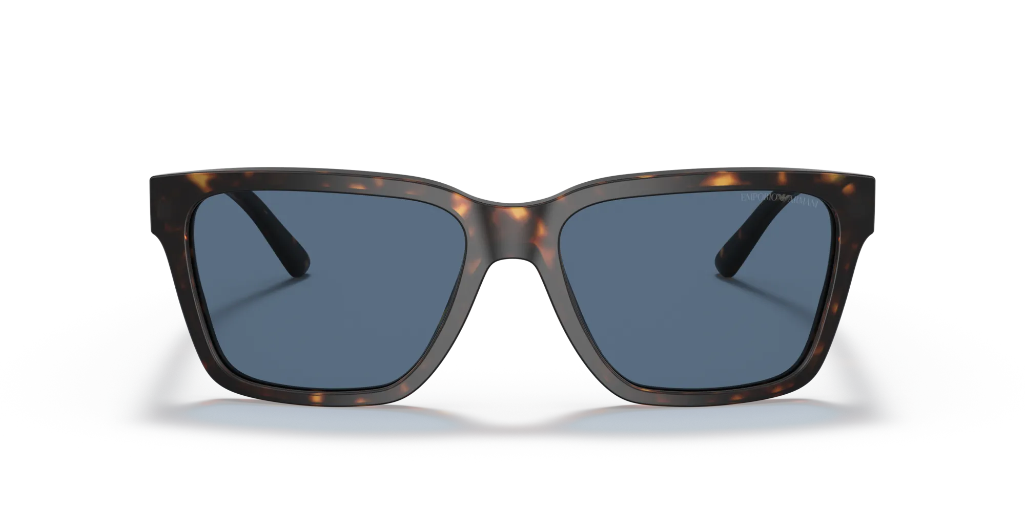Emporio Armani EA4177 500280 Occhiali da sole Plastica Havana Blu Squadrata Normale - immagine 3