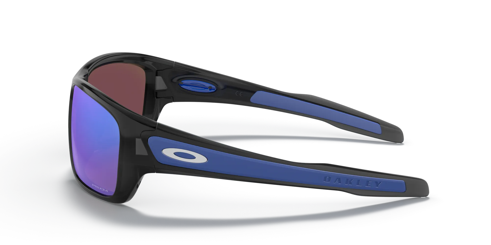 Oakley OO9263 TURBINE 926356 Occhiali da sole O_Matter Nero Blu Squadrata Normale Prizm - immagine 4