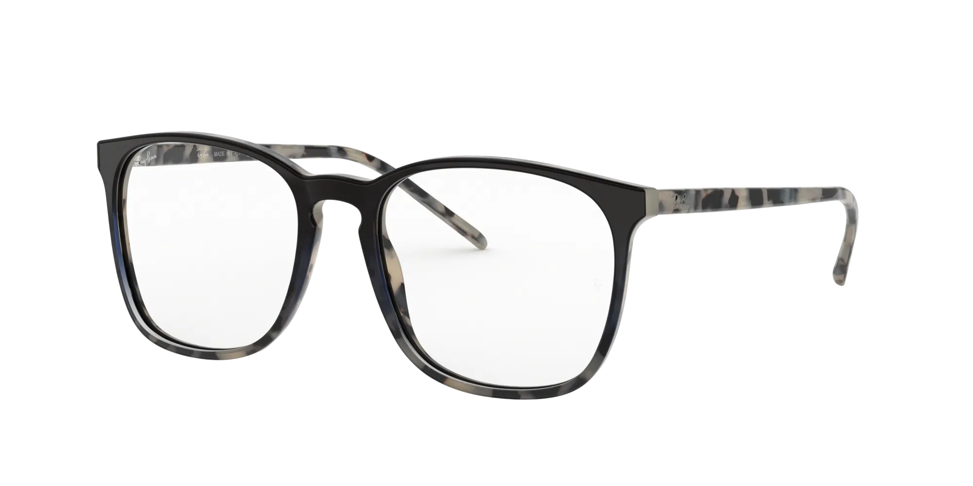 Ray - Ban RX5387 5872 Montature da vista Acetato Tartaruga Trasparente Squadrata Normale - immagine 1