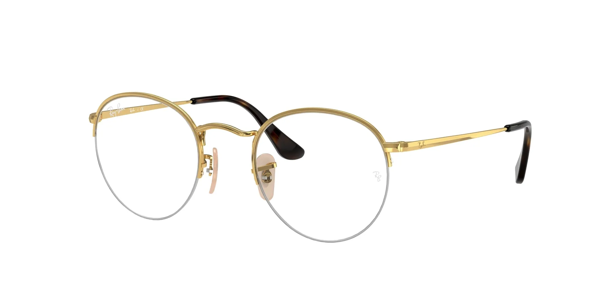 Ray - Ban RX3947V ROUND GAZE 2500 Montature da vista Metallo Oro Trasparente Rotonda Normale - immagine 1