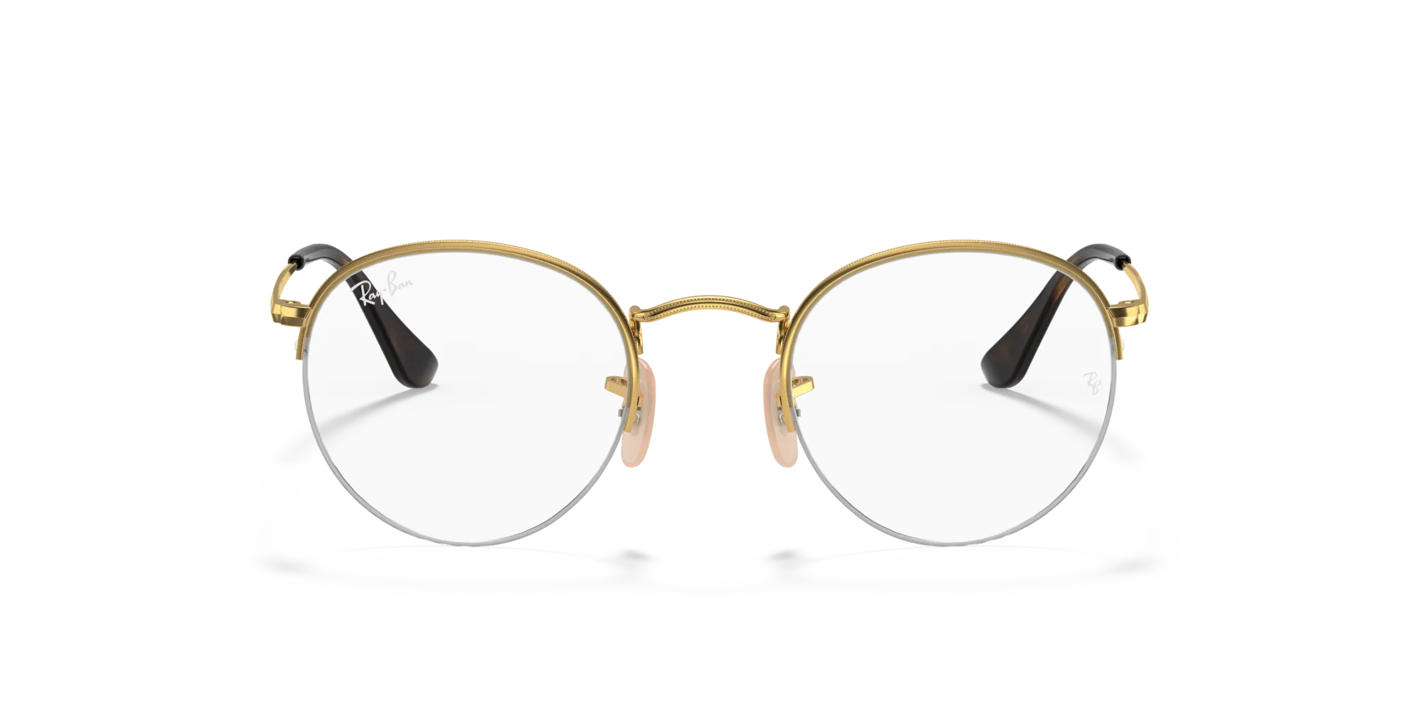 Ray - Ban RX3947V ROUND GAZE 2500 Montature da vista Metallo Oro Trasparente Rotonda Normale - immagine 3