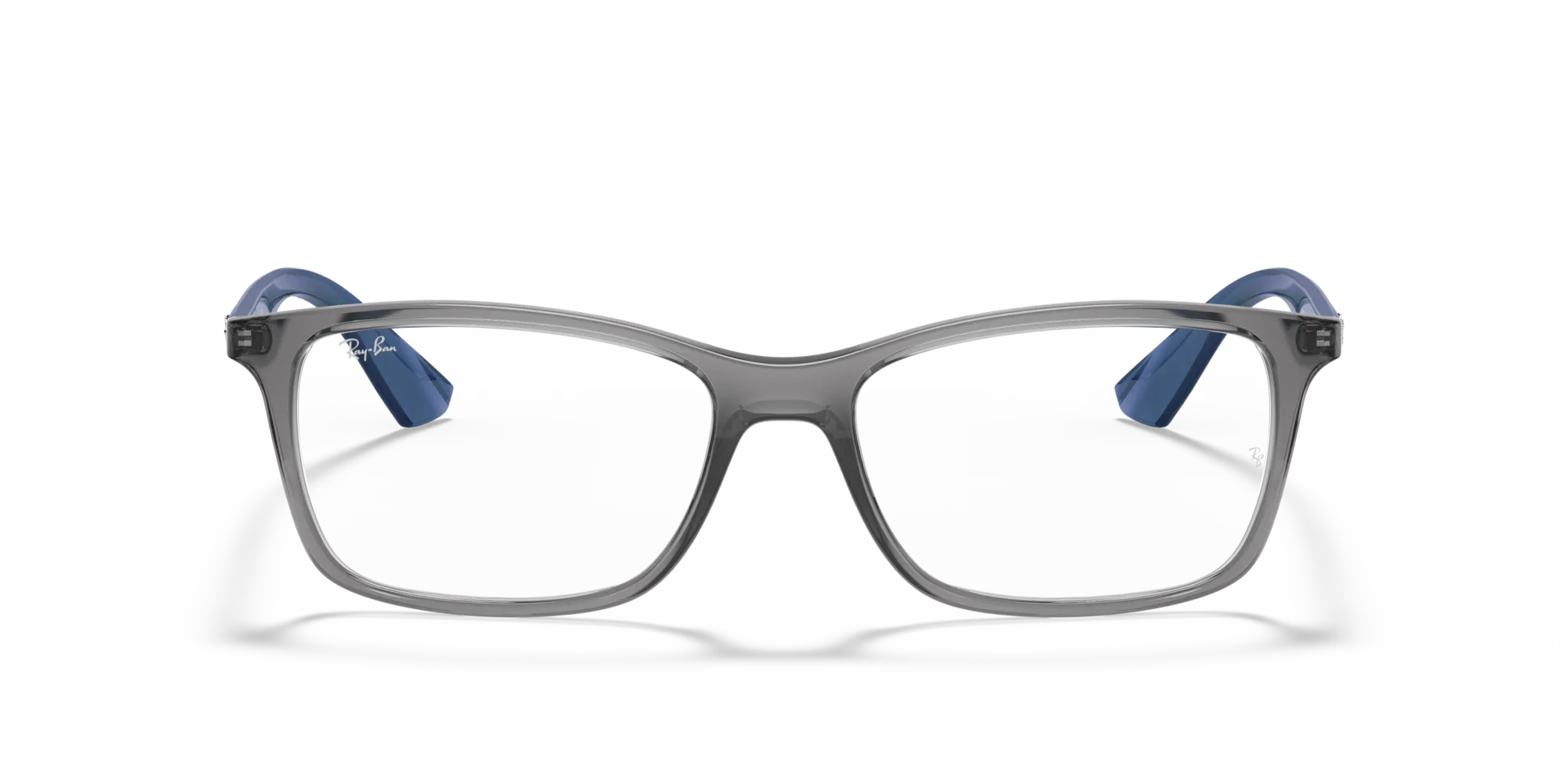 Ray - Ban RX7047 5769 Montature da vista Iniettato Grigio Trasparente Squadrata Normale - immagine 3