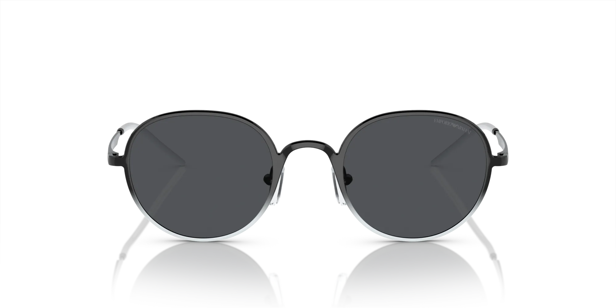 Emporio Armani EA2151 337287 Occhiali da sole Metallo Nero Grigio Rotonda Normale - immagine 3