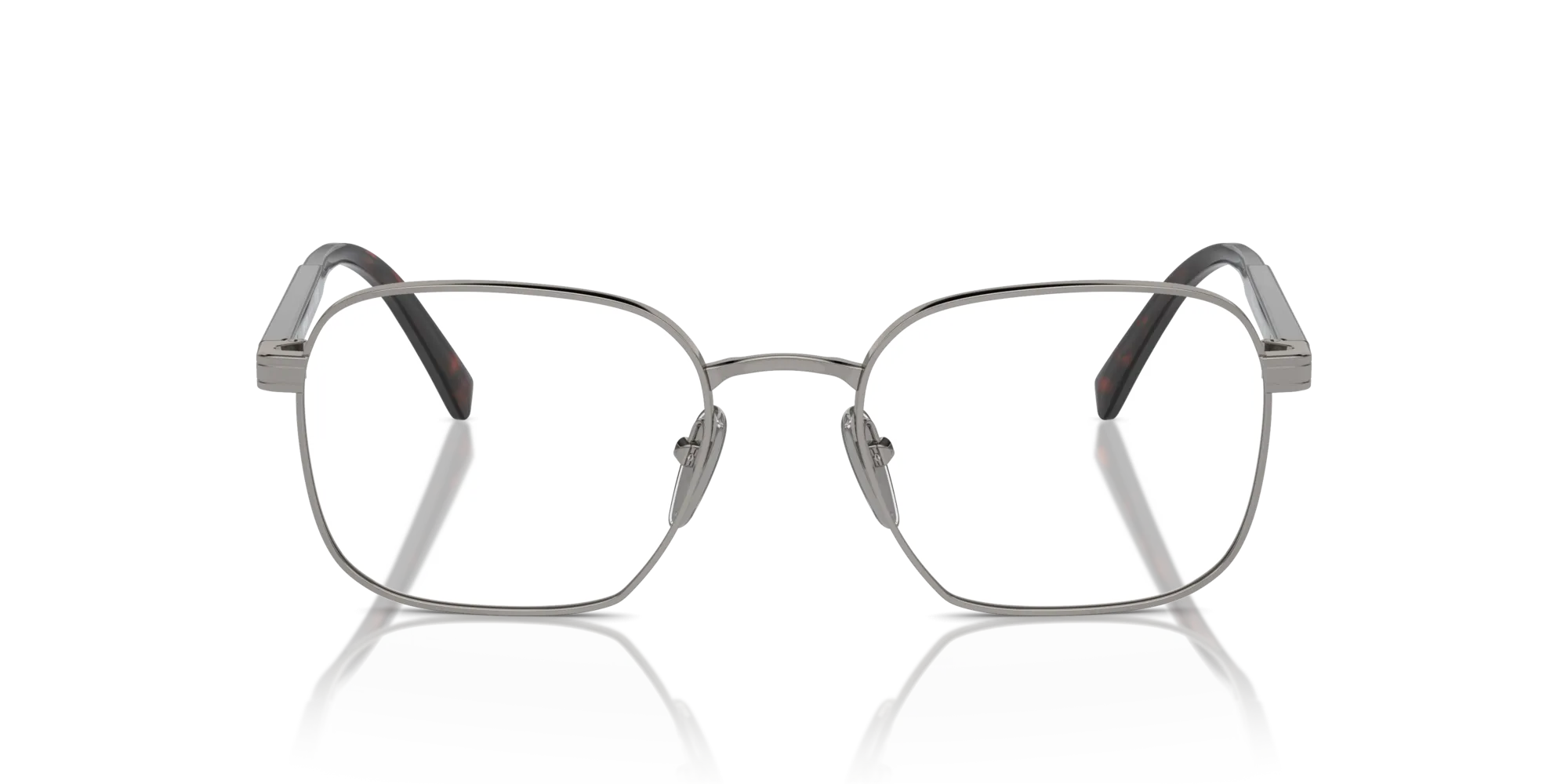 Prada PR A55V 5AV1O1 Montature da vista Metallo Grigio Squadrata Normale - immagine 3