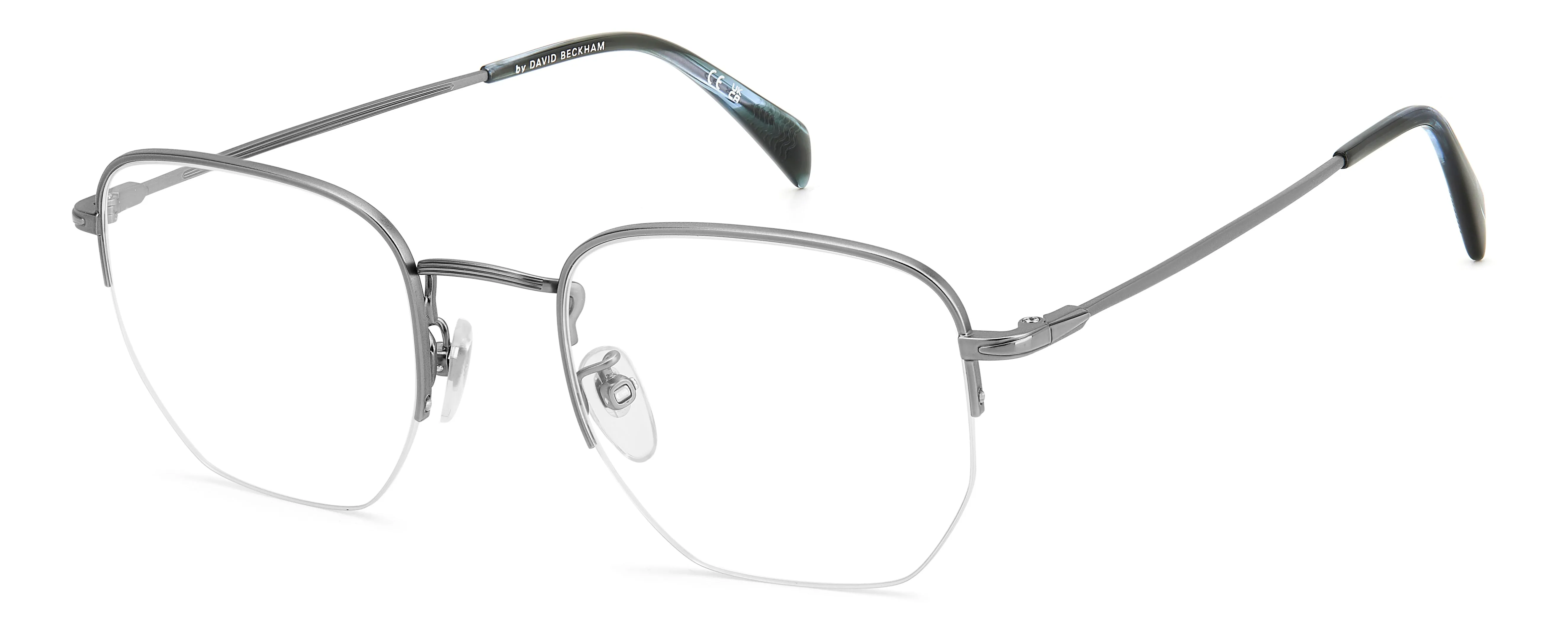 DAVID BECKHAM DB 1153/G R80 Montature da vista Metallo Rutenio scuro opaco Geometrica - immagine 1