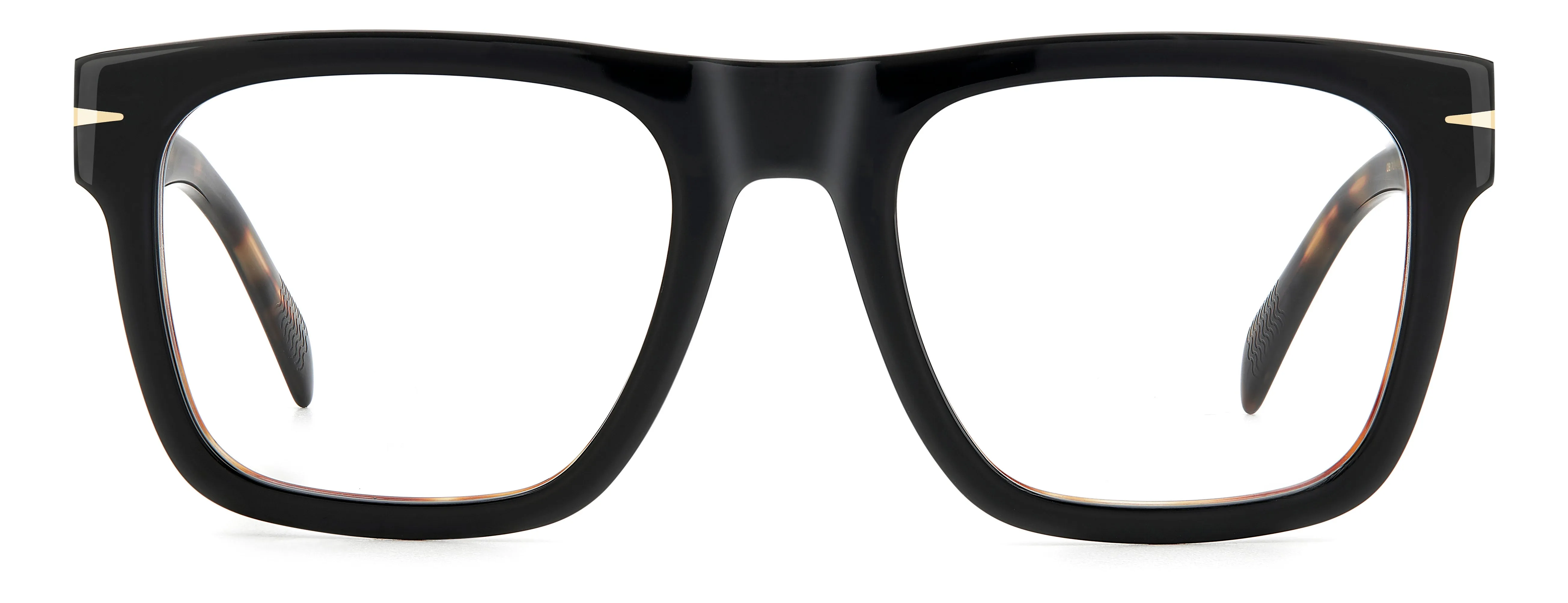 DAVID BECKHAM DB 7020/FLAT WR7 Montature da vista Acetato Havana/Nero Squadrata - immagine 2