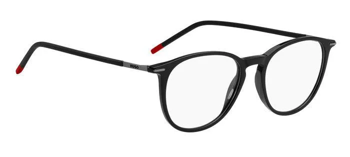 Hugo Boss HG 1233 807 Montature da vista Acetato Nero Rotonda - immagine 2