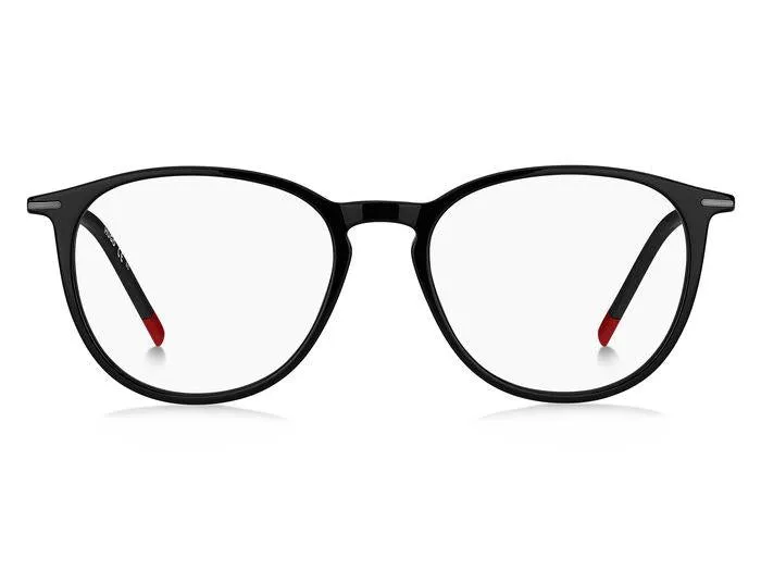 Hugo Boss HG 1233 807 Montature da vista Acetato Nero Rotonda - immagine 4
