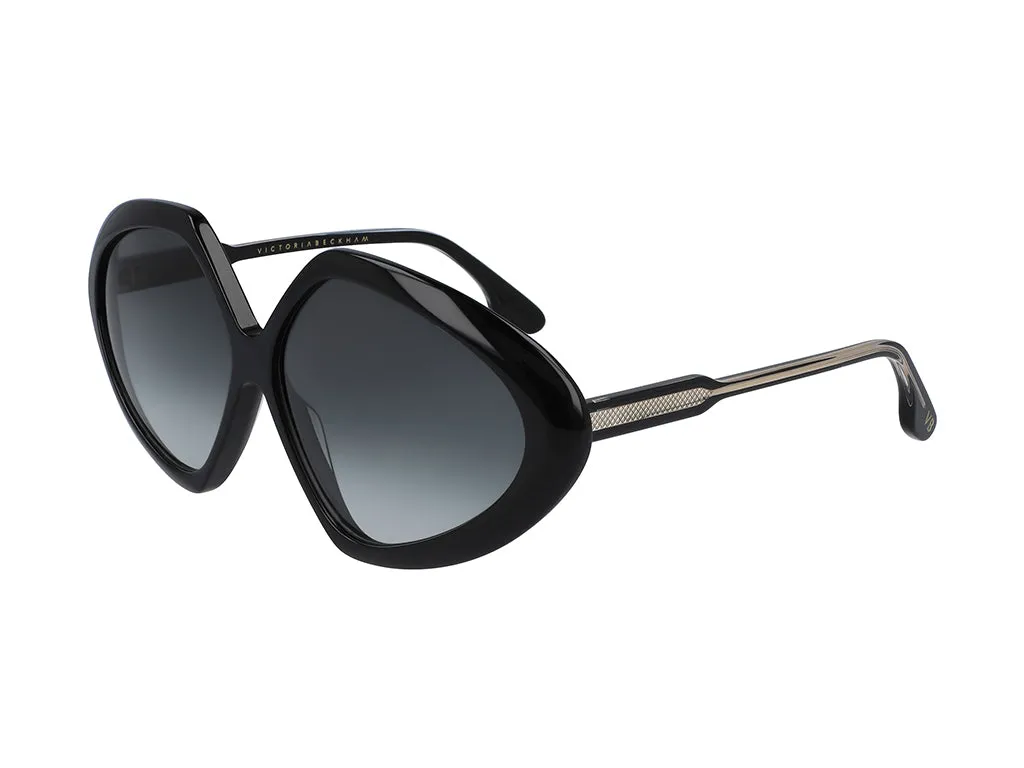 Victoria Beckham VB614S 1 Occhiali da sole Plastica Nero Grigio Geometrica Sfumato - immagine 1